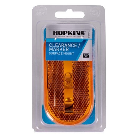 Hopkins Hopkins Amber Oblong Clearance/Side Marker Light B484W1A